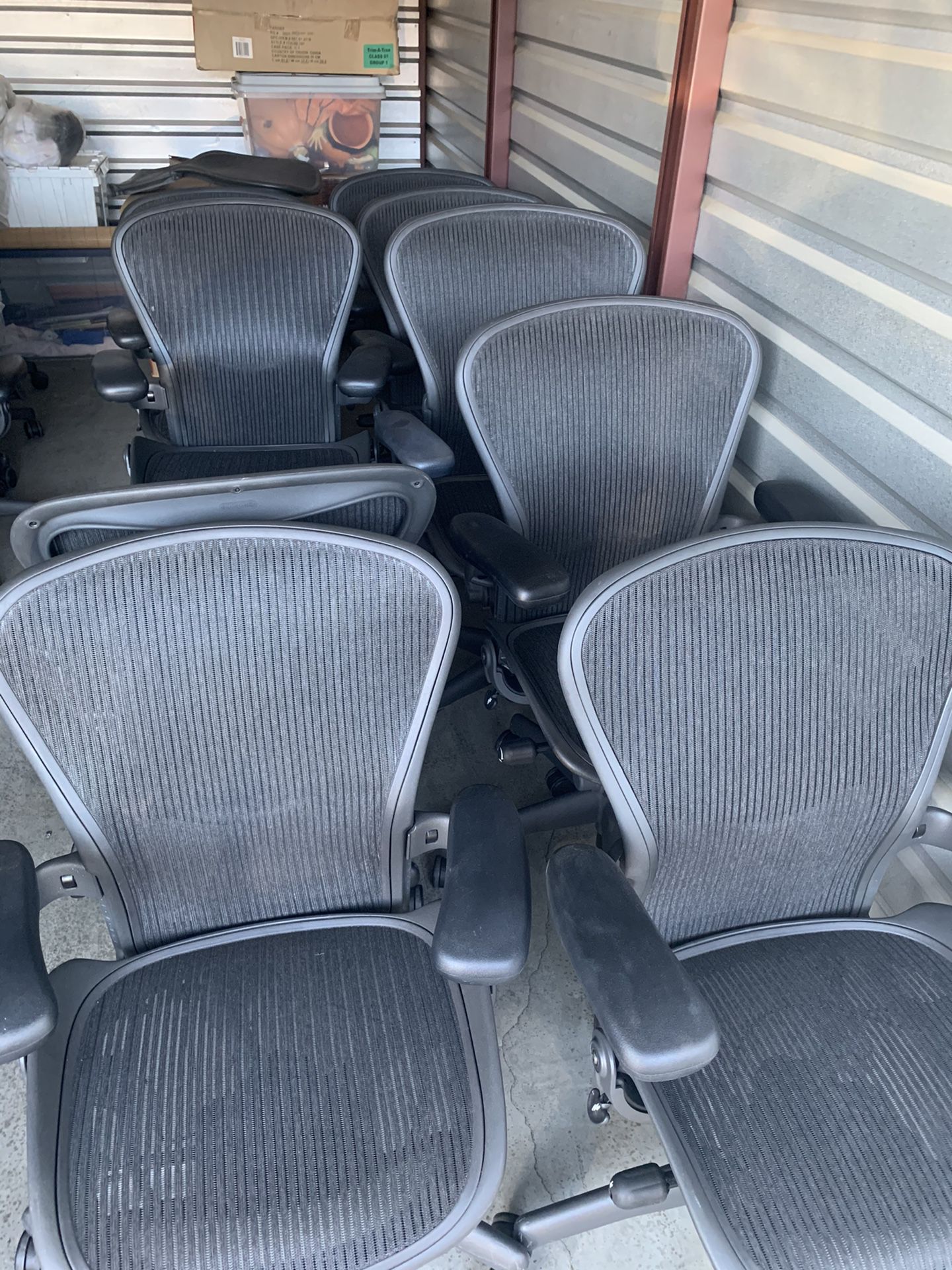 HERMAN MILLER AERON OFFICE CHAIRS , FULLY LOADED $380 EACH TODAY ONLY
