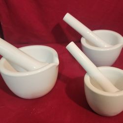 CoorsTek Mortar And Pestle (3 Sets)