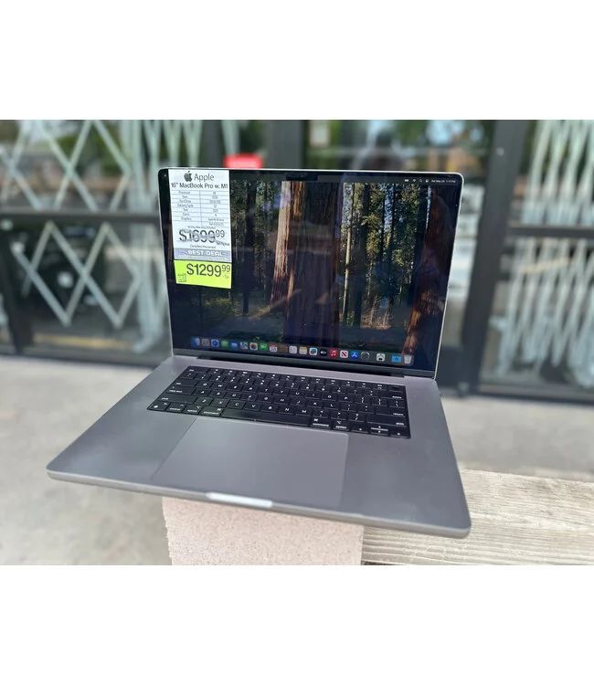 MEMORIAL DAY SALES!!! 16" MACBOOK PRO RETINA M1 PRO 10-CORE CPU, 16-CORE GPU, 32GB RAM, 512GB SSD 2021
