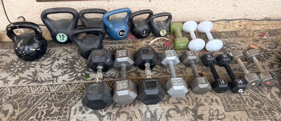Dumbbells & Kettlebells