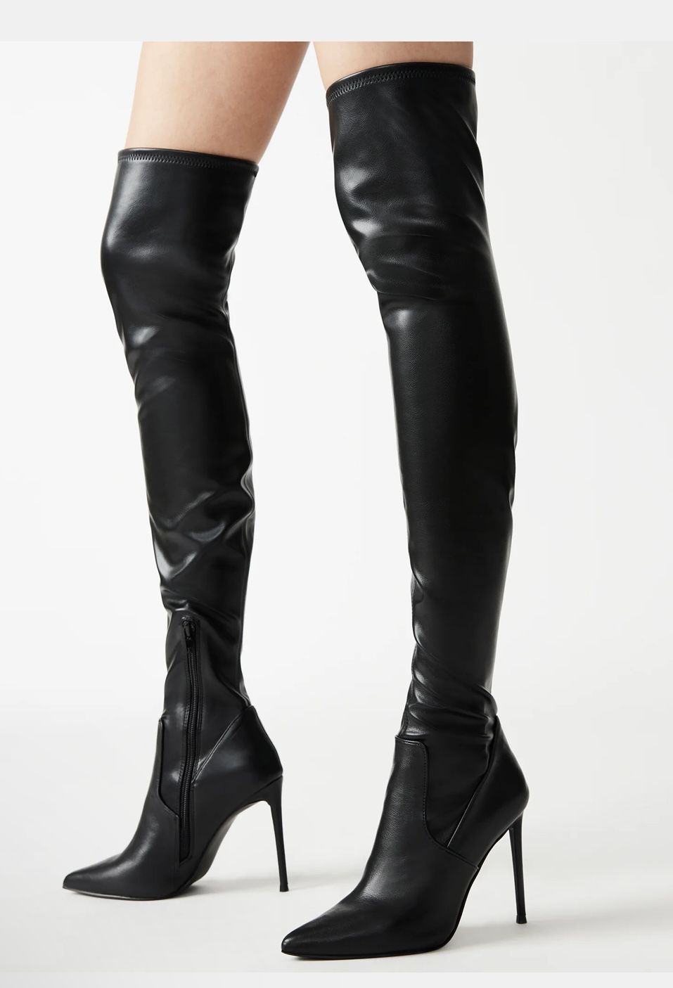 Vava Black And Red Boots Steve Madden 