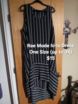 Rae Mode Hi-Lo Dress One Size