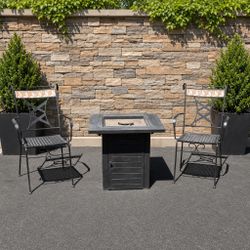 Patio Set W/Fire Pit