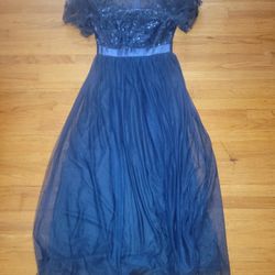 Blue Evening Dress Size 18