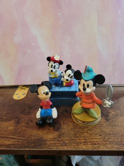 Vintage Mickey Mouse Figures Set of 3
