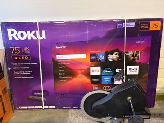 NEW 75” ROKU SMART TV 4K HDR