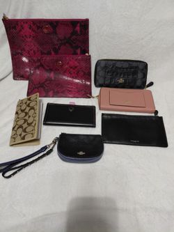 Coach wallets ,Wristlets & Checkbook covers