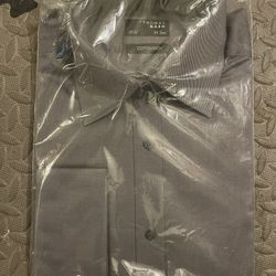 Grey Collard Dress Shirt NWT Men’s 