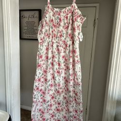 Plus Size Floral Dress