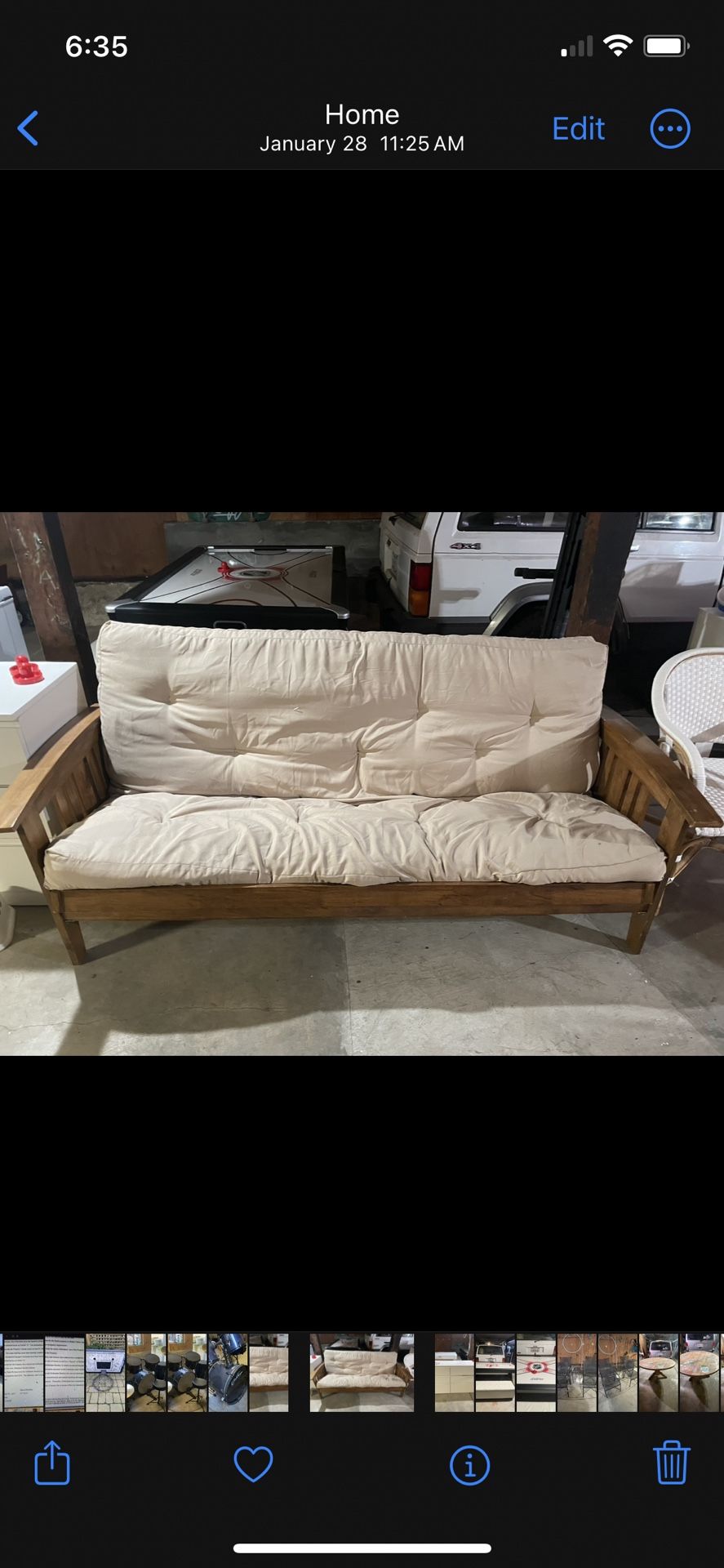 FREE Wood Futon