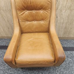 Article Mid-Century Modern Leather Chair

