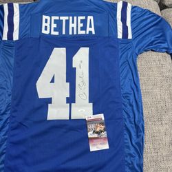 Antoine Bethea Signed Autograph Custom Jersey - JSA Coa - Indianapolis Colts