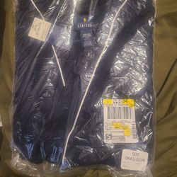 MENS STAFFORD  NAVY waffle Robe ONE SIZE