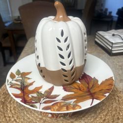 ceramic fall pumkin