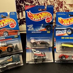 1990’s HotWheels New Unopened. $3.00 each. 