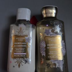 Snow Flake Cashmere Bbw Set