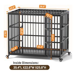 36 inch heavy duty dog crate (selling 2)