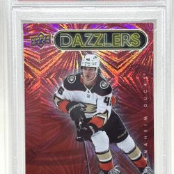 TREVOR ZEGRAS PSA 9 2021 Upper Deck Dazzlers- Red #DZ1