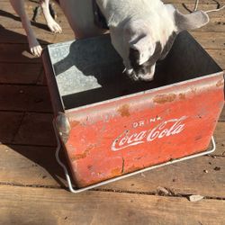 Antique Coke Cooler