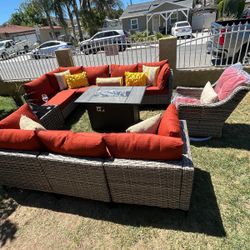 Brand New Patio Outdoor Furniture Set With Fire Pit