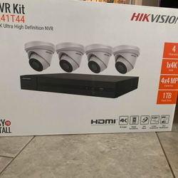  HIKVISION 4K NVR security camera Kit 