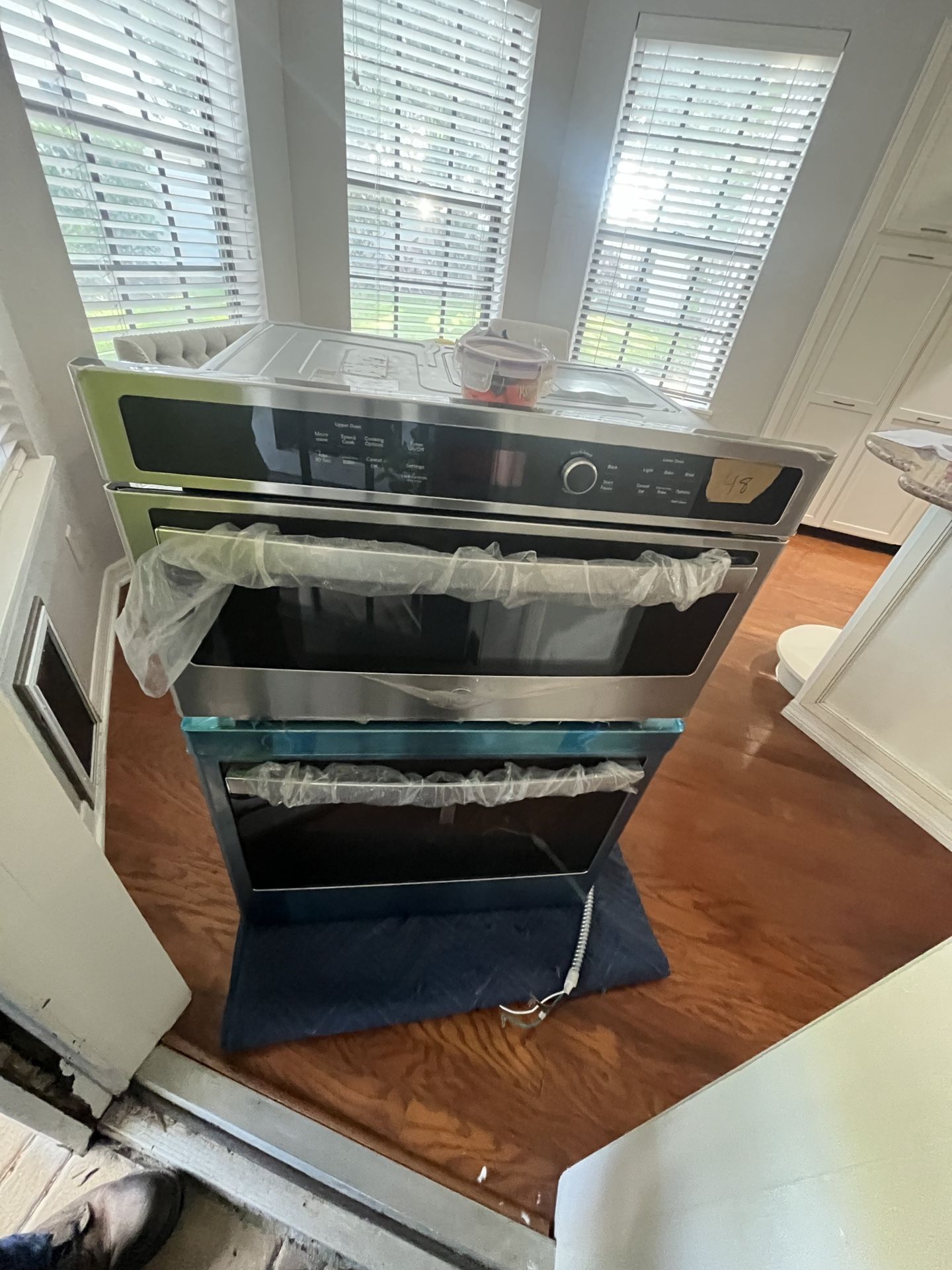 GE Profile 27” Built-In Combination Convection Wall Oven and Microwave