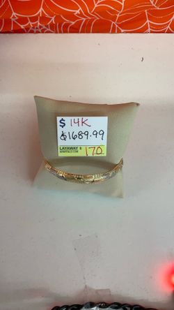 14k Two tone Bracelet