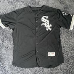 Chicago White Sox Knit Majestic Black Alternate MLB Jersey # 21 LOAIZA | Men XL