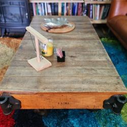 Antique Nutting Railroad Cart 