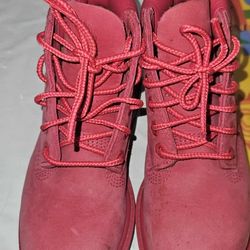 Girls Pink Boots 