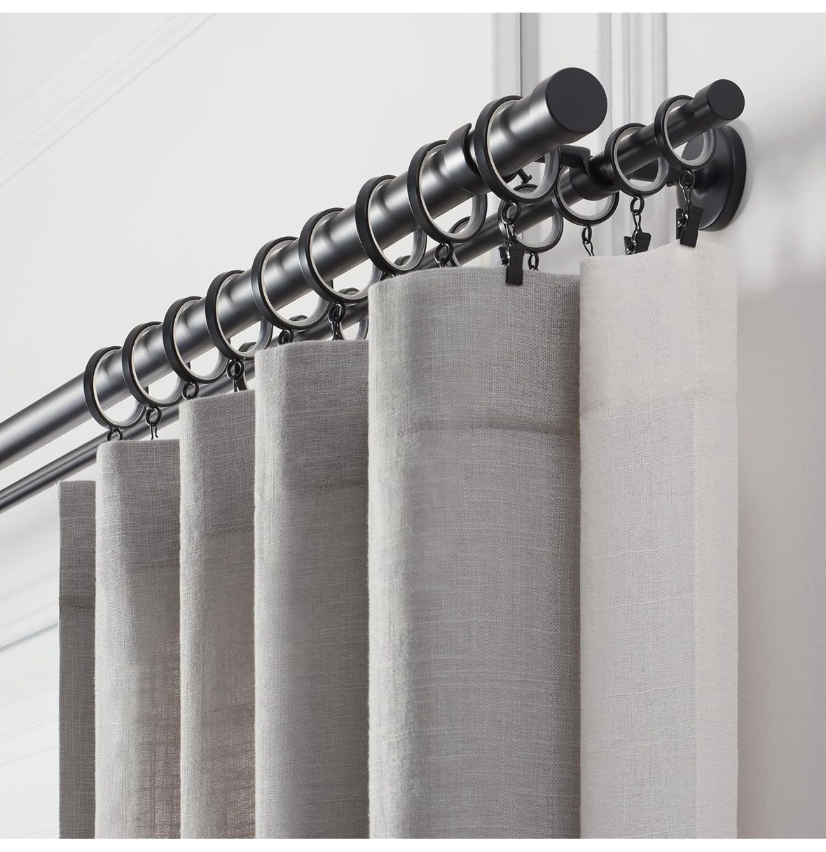 5 ft Double Curtain Rod