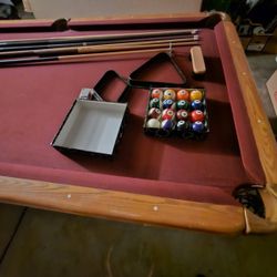 Wooden Pool Table