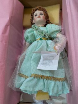 Shannon The Shamrock Fairy Porcelain Doll
