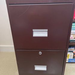 File Cabinet - 2 drawers Metal Steel - Office, Home, File Organizer