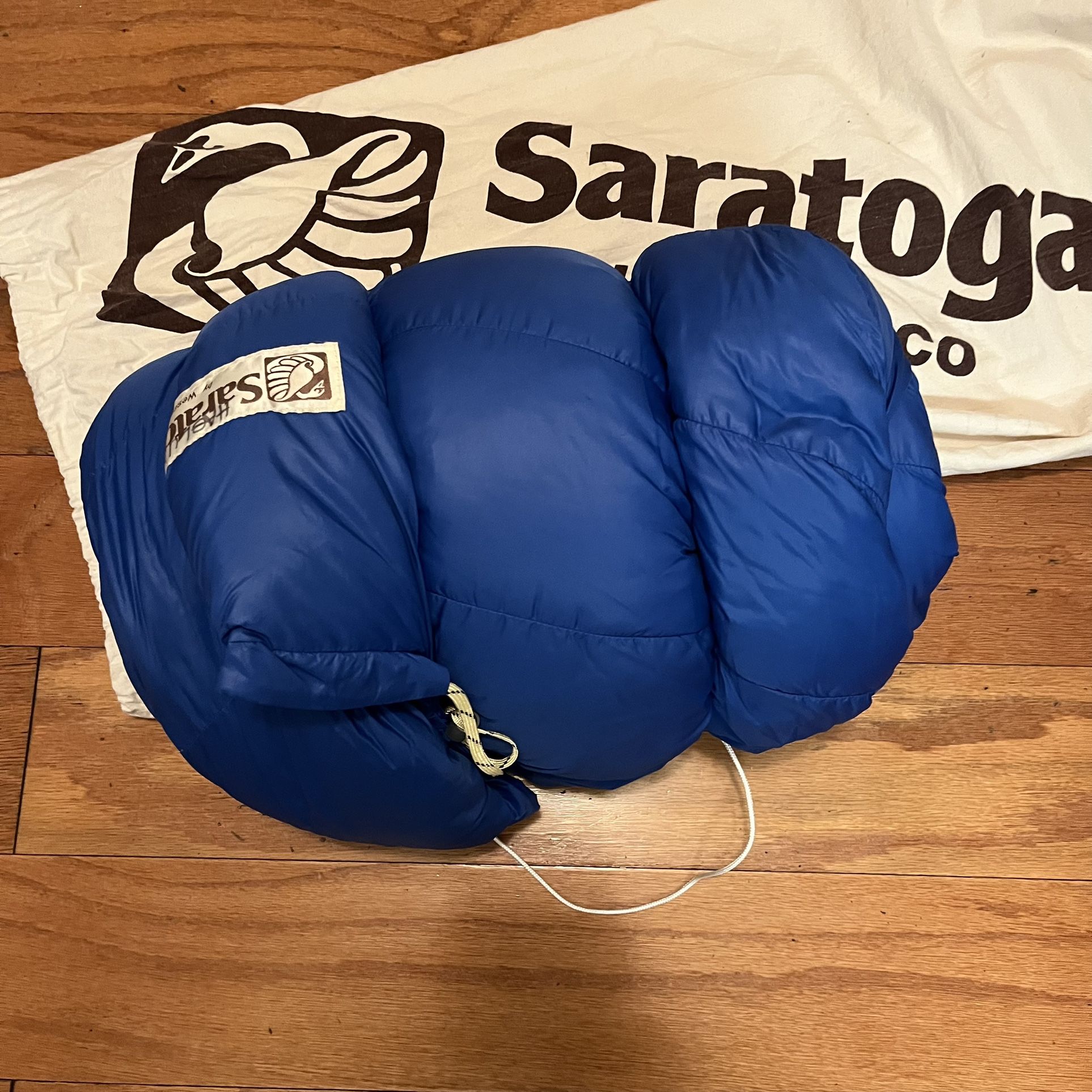 Saratoga By Wesco Blue Down Mummy Sleeping Bag 