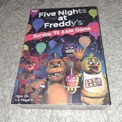 Five Nights At Freddy's Survive Till 6AM Board Game In Excellent New Condition (Is Complete Nothing Missing)