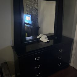 Furniture- Frame,Nightstand And Mattress