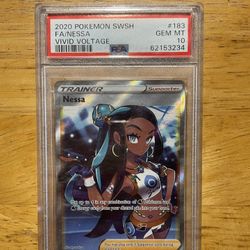 PSA 10 Nesa Trainer Pokemon Card