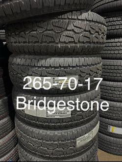 4 new 265-70-17 Bridgestone