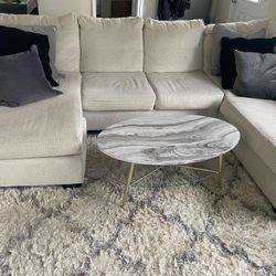 Lovely Couch, Chase And Table Set