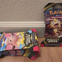 Pokemon Perfect Order 10 Sleeve Packs