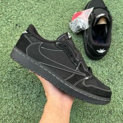 aj1 black phantom travis scott sz 4-13