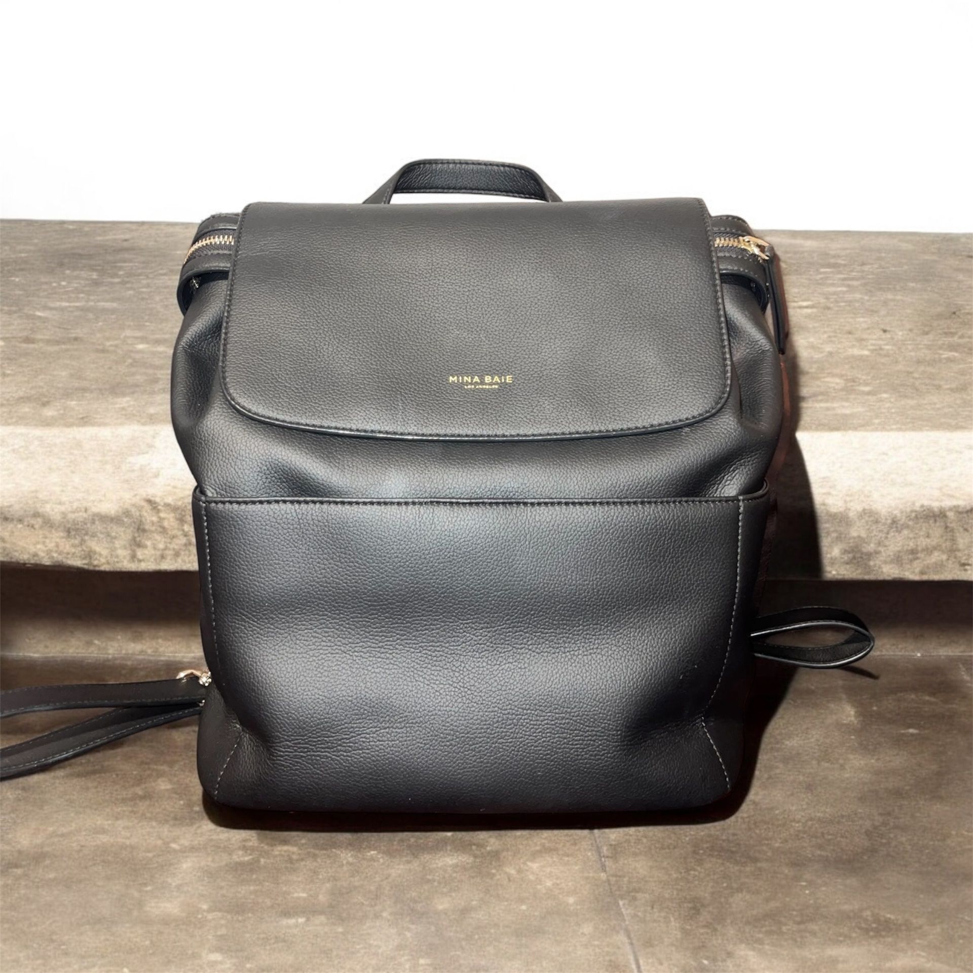 Mina Baie Kinney Midi Diaper Bag/Backpack (Vegan) for Sale 