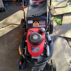 Troy built lawn mower