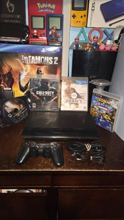 PS3 Super Slim Bundle with 4 Games