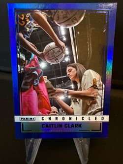 Caitlin Clark Panini Chronicled Blue Prizm /199