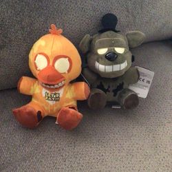 Set Of Two Five Nights At Freddy’s Funko Plushies