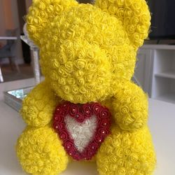 Flower teddy bear 