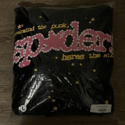 Black Sp5der Hoodie 