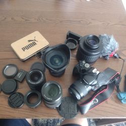 Canon EOS Rebel SL2 With 5 Lenses